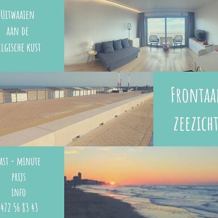 Studio Zwembad Met Frontaal Zeezicht Ostende Kültér fotó